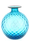Venini Monofiore Balloton Vases Light Blue In Blue
