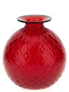 Venini Monofiore Balloton Vases Red In Red
