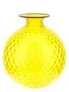Venini Monofiore Balloton Vases Yellow In Gold