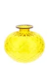 Venini Monofiore Balloton Vases Yellow In Yellow