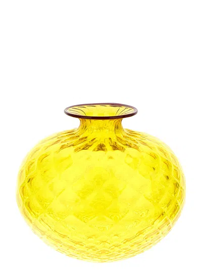 Venini Monofiore Balloton Vases Yellow