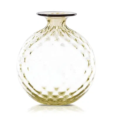 Venini Monofiori Balloton Extra Small Vase In Green