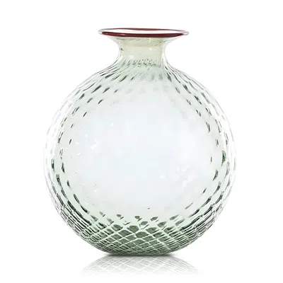 Venini Monofiori Balloton Large Vase In White