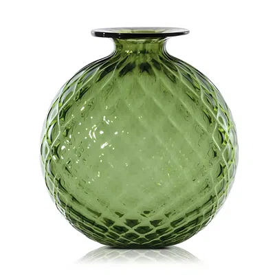 Venini Monofiori Balloton Medium Vase In Green