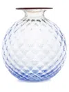 Venini Monofiori Balloton Murano-glass Vase (14cm) In Blue