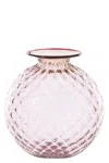 Venini 'monofiori Balloton' Pot ⌀ 11 Cm In Pink