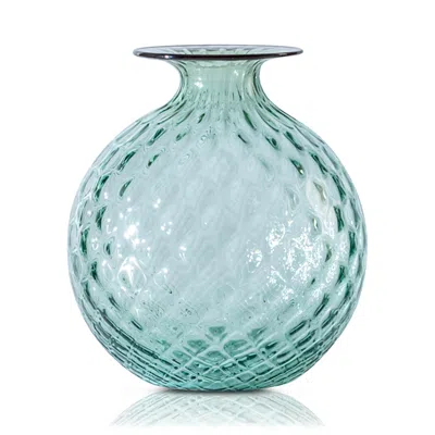 Venini Monofiori Balloton Small Vase In Blue