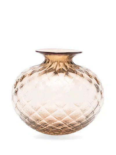 Venini Monofiori Balloton Vase (12cm) In Neutrals