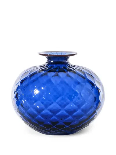 Venini Monofiori Balloton Vase In Blue