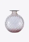 Venini Monofiori Balloton Vase In Powder