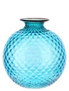 Venini Monofiori Balloton Vases Light Blue In Blue