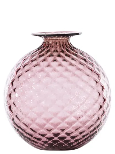 Venini Monofiori Balloton Vases Pink
