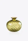 Venini Monofiori Glass Vase In Green