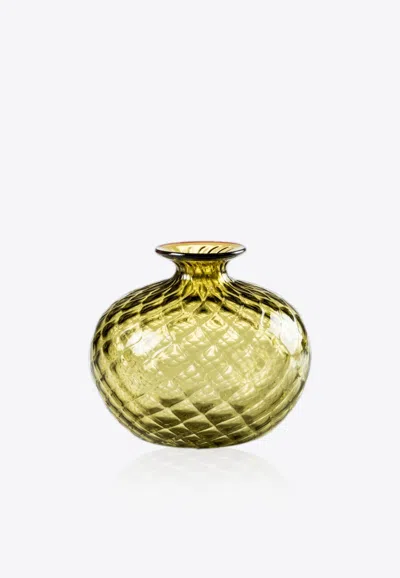 Venini Monofiori Glass Vase In Green