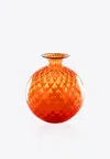 Venini Monofiori Glass Vase In Orange