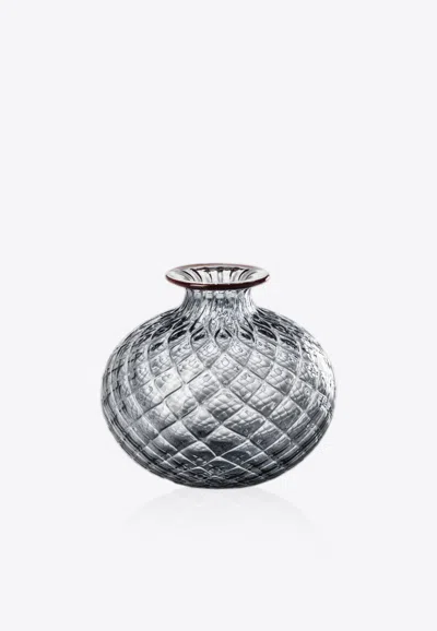 Venini Monofiori Glass Vase In Purple