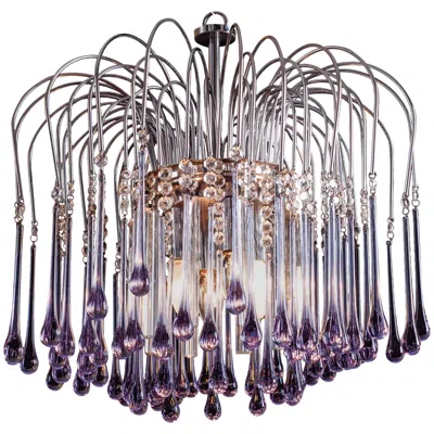 Pre-owned Venini Murano Chandelier By , 1960s In Transparent