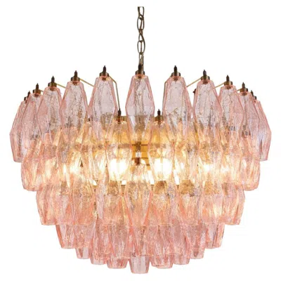 Pre-owned Venini Murano Chandelier In Sand