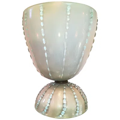 Pre-owned Venini - Murano Glass -1950 - Color Green, Gold, Color Green Iridescent, Glass