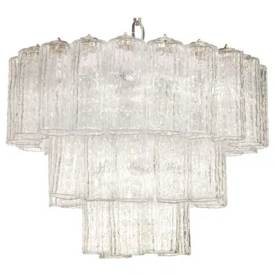 Pre-owned Venini Murano Glass Chandelier By  In Sand