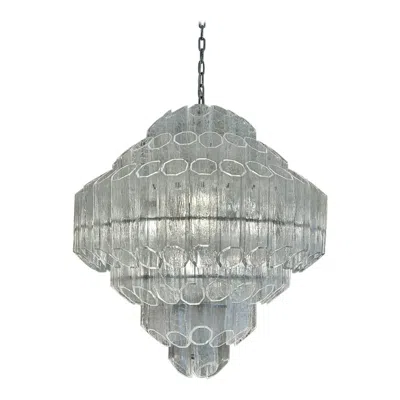 Pre-owned Venini Murano Glass Chandlier In Sand