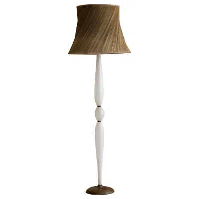 Pre-owned Venini Murano Glass Floor Lamp Attributed To , Italy, 1940s In Brown