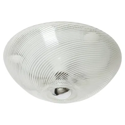 Pre-owned Venini Murano Glass Flush Mount Ceiling Or Wall Lights, Italy Circa 1960s In Transparent