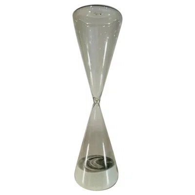 Pre-owned Venini Murano Glass Incolor Hourglass Circa 1950 In Gray