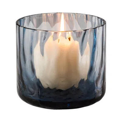 Pre-owned Venini Night In Venice Candleholder In Grape Balloton Glass By  In Purple