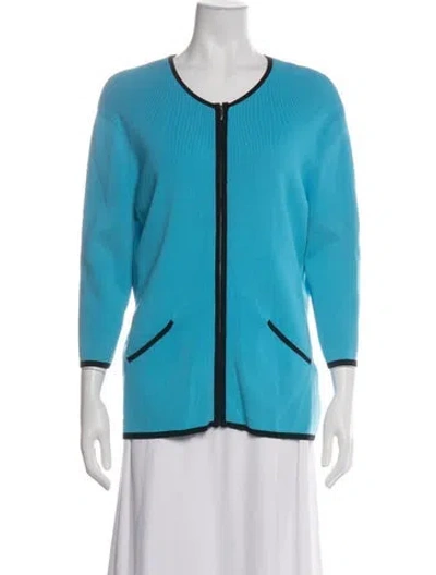 Pre-owned Venini Nylon Jacket In Blue