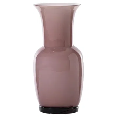 Pre-owned Venini Opalino 706.22 Medium - Amethyst - Murano Glass Vase - Damiani In Purple