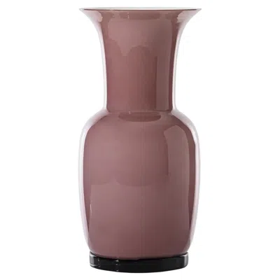 Pre-owned Venini Opalino 706.24 Large - Amethyst - Murano Glass Vase - Damiani In Purple