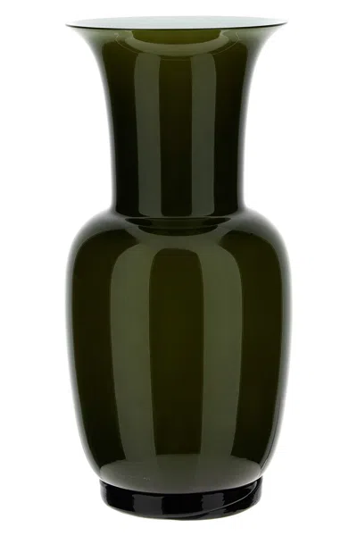 Venini 'opalino' Pot Âœ€ 17 Cm In Green