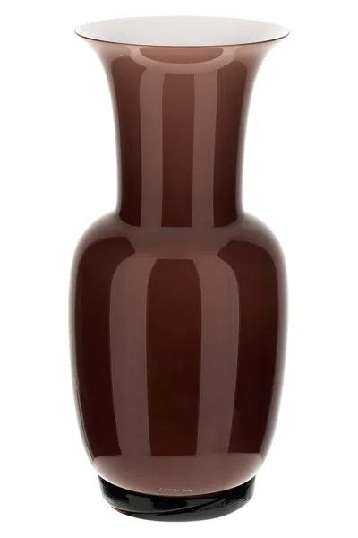 Venini 'opalino' Pot Âœ€ 17 Cm In Burgundy