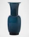 Venini Opalino Vase, 16.5" In Horizon