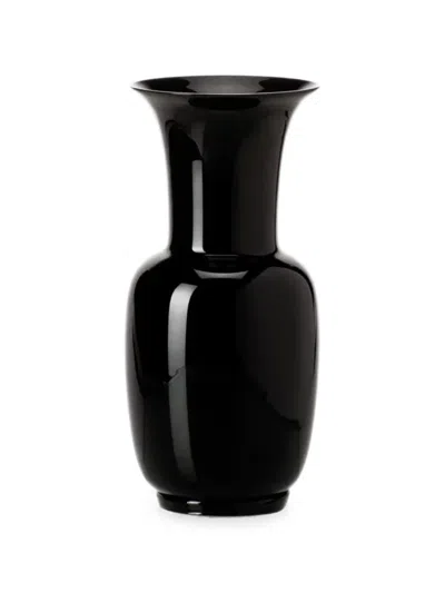 Venini Opalino Vase In Black