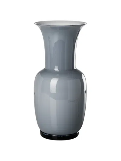 Venini Opalino Vase In Gray