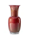 Venini Opalino Vase In Red