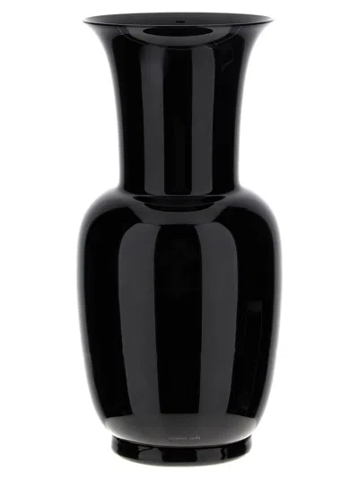 Venini Opalino Vases Black