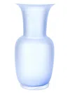 Venini Opalino Vases Light Blue In Blue