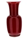 Venini Opalino Vases Red In Red