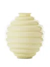 Venini Ribbed Vase In Neutral
