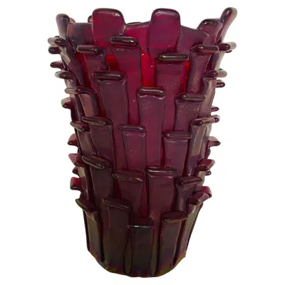Pre-owned Venini Ritagli Model Vase,  Production, Designer Fulvio Bianconi In Black
