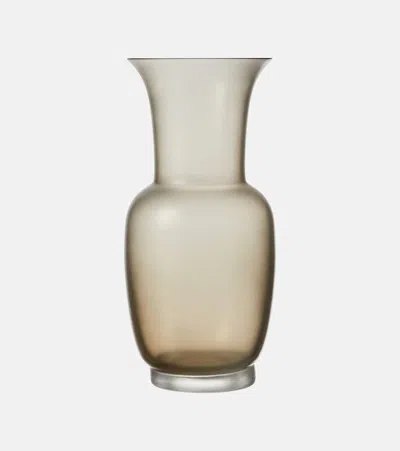Venini Satin Murano Glass Vase