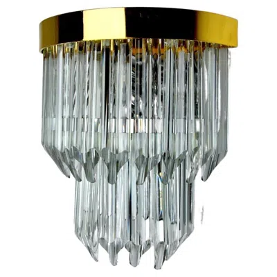 Pre-owned Venini Sconce From , Italy, 1970s In Transparent