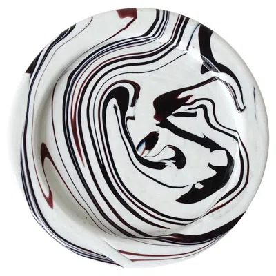 Pre-owned Venini Sergio Asti For  Large Murano Glass Ashtray , Italy, 1967 In Gray