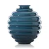 Venini Small Deco Vase In Blue