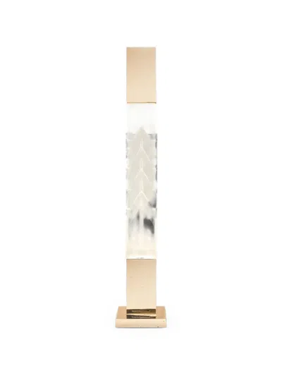 Venini Stele I Engraved Floor Lamp In Neutral