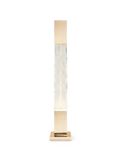 Venini Stele I Engraved Table Lamp In White
