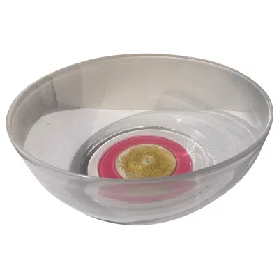 Pre-owned Venini Tapio Wirkkala Murano  Centerpiece / Bowl "inari" Signed In Gray